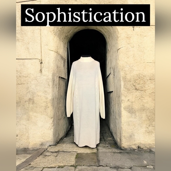 Yarnworks Dresses & Skirts - NWOT YARNWORKS CREAM MIDI DRESS